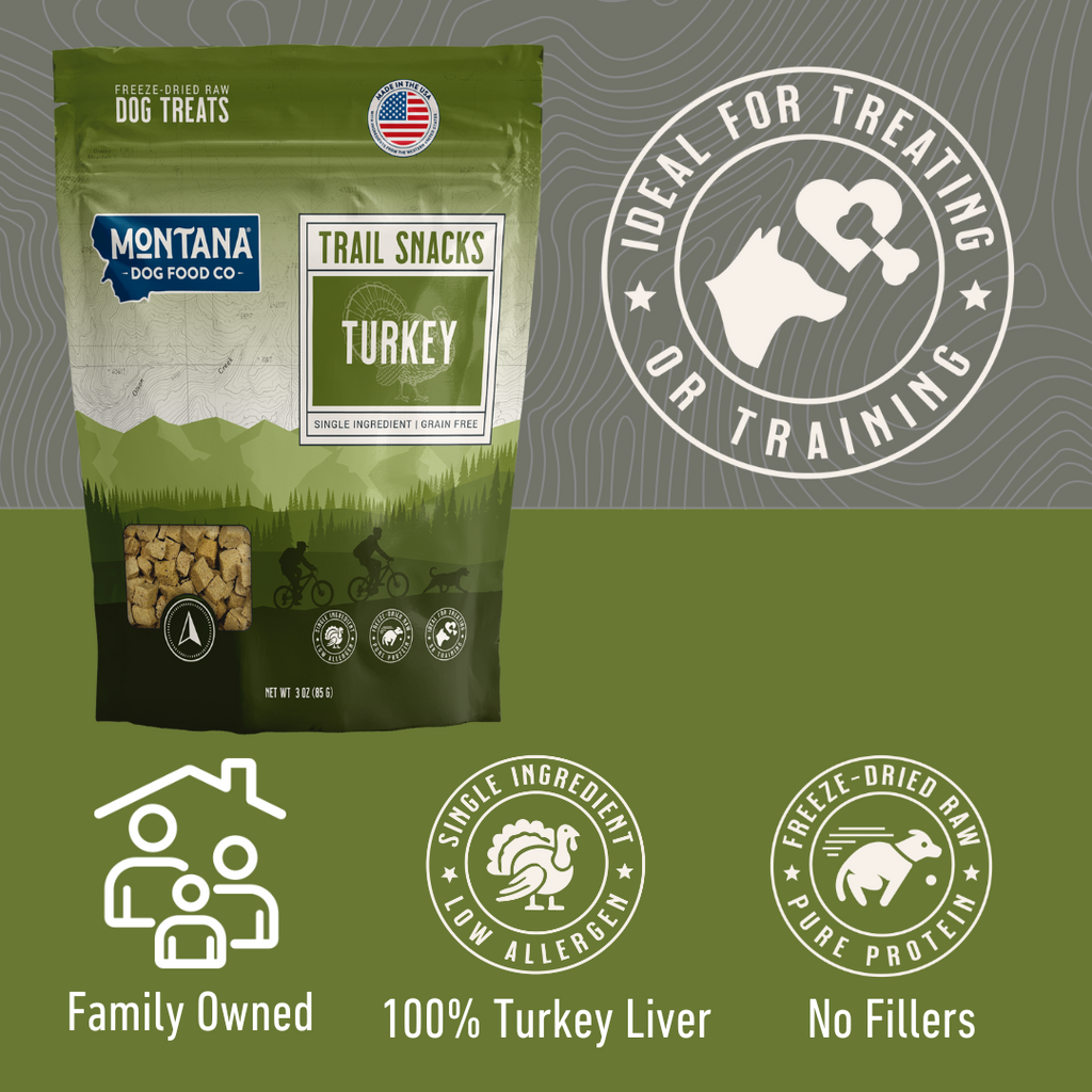 Turkey Heart Freeze-Dried Trail Treats 3oz