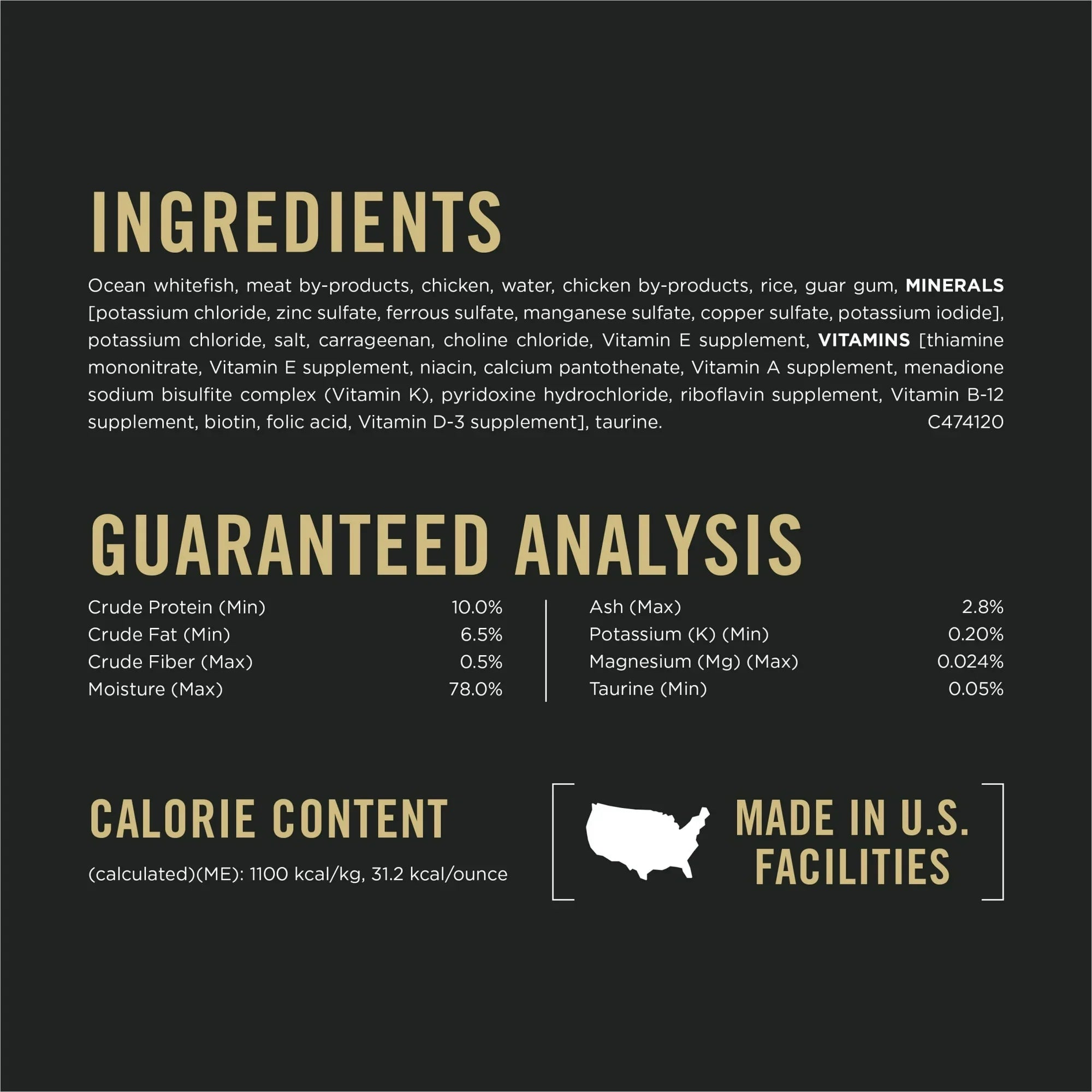 Purina Pro Plan Urinary Whitefish Cat Food 3oz