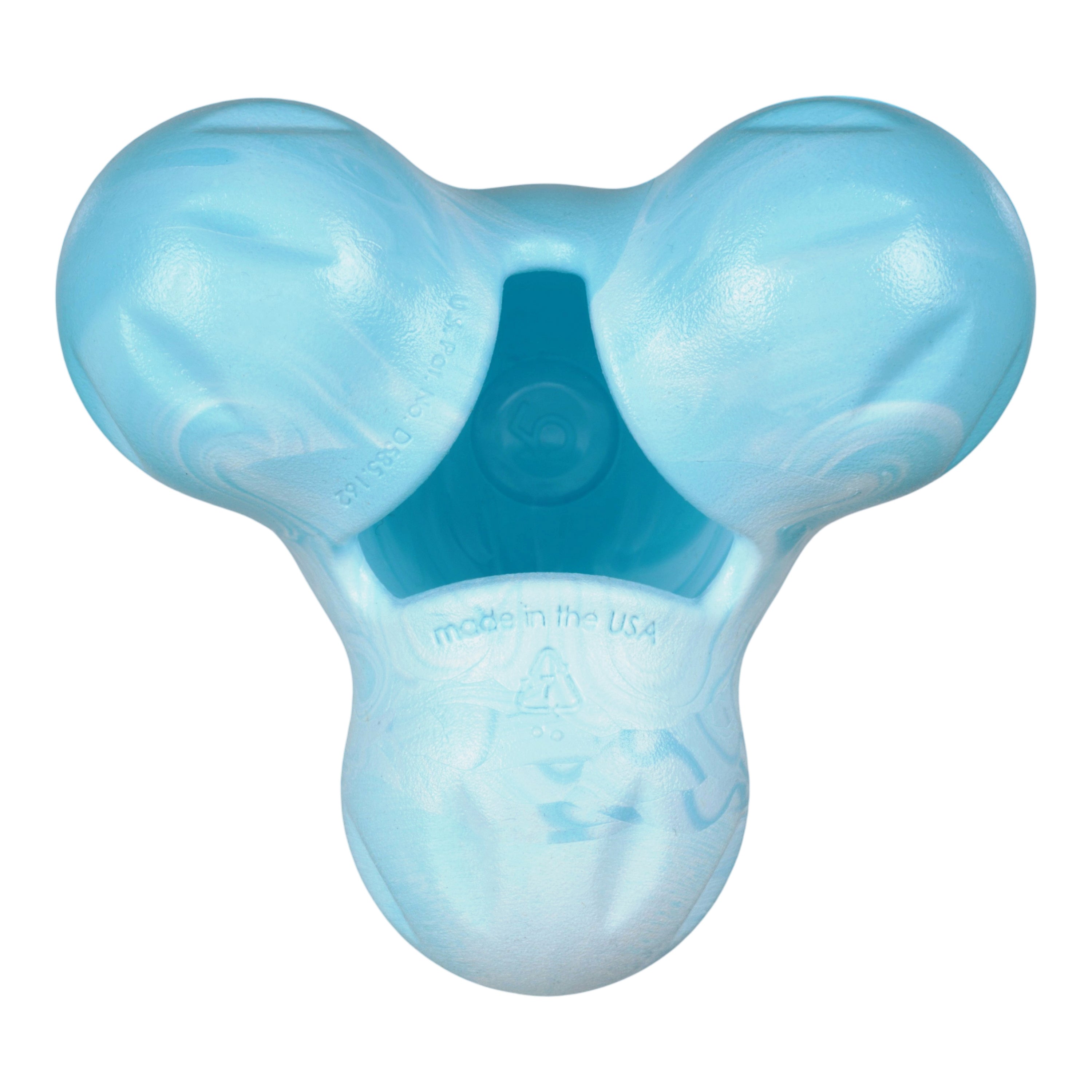 Tux Dog Chew Toy - Aqua Swirl