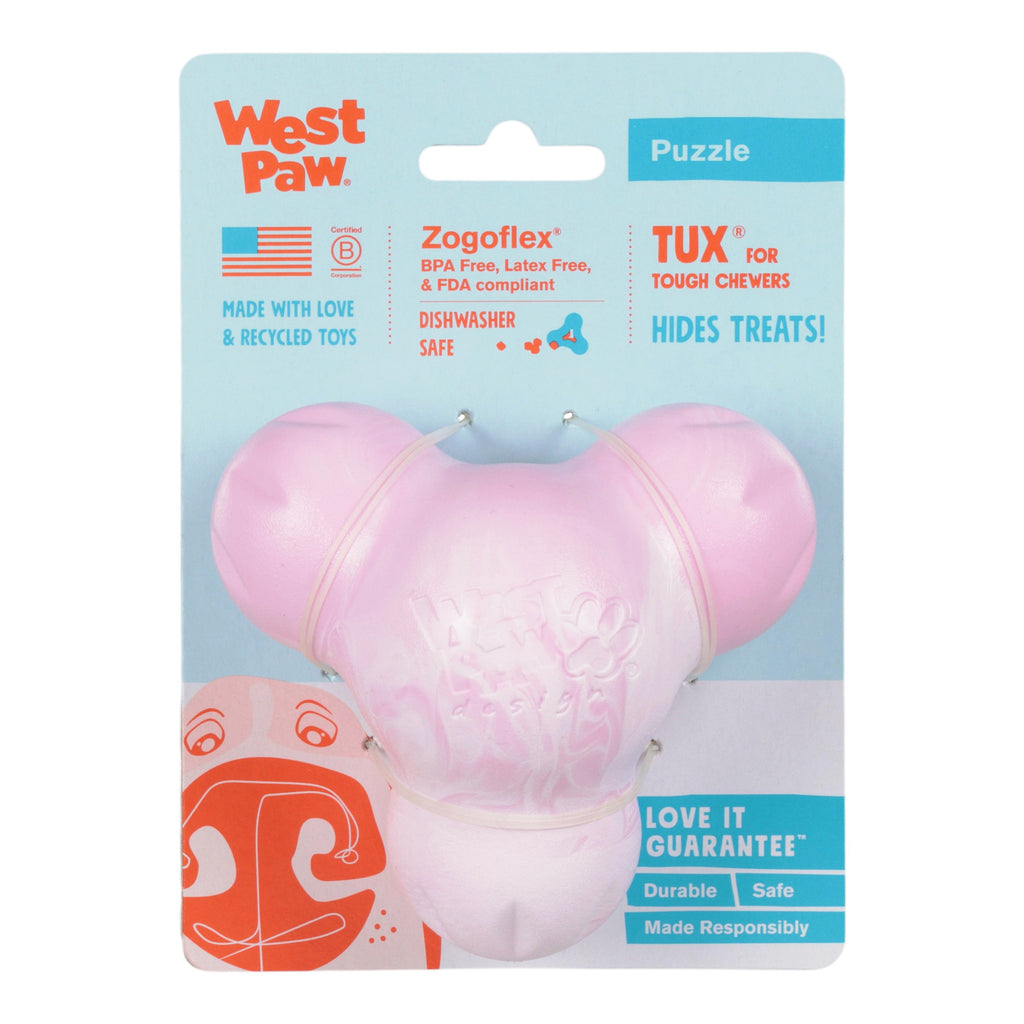 Tux Dog Chew Toy - Bubblegum Swirl