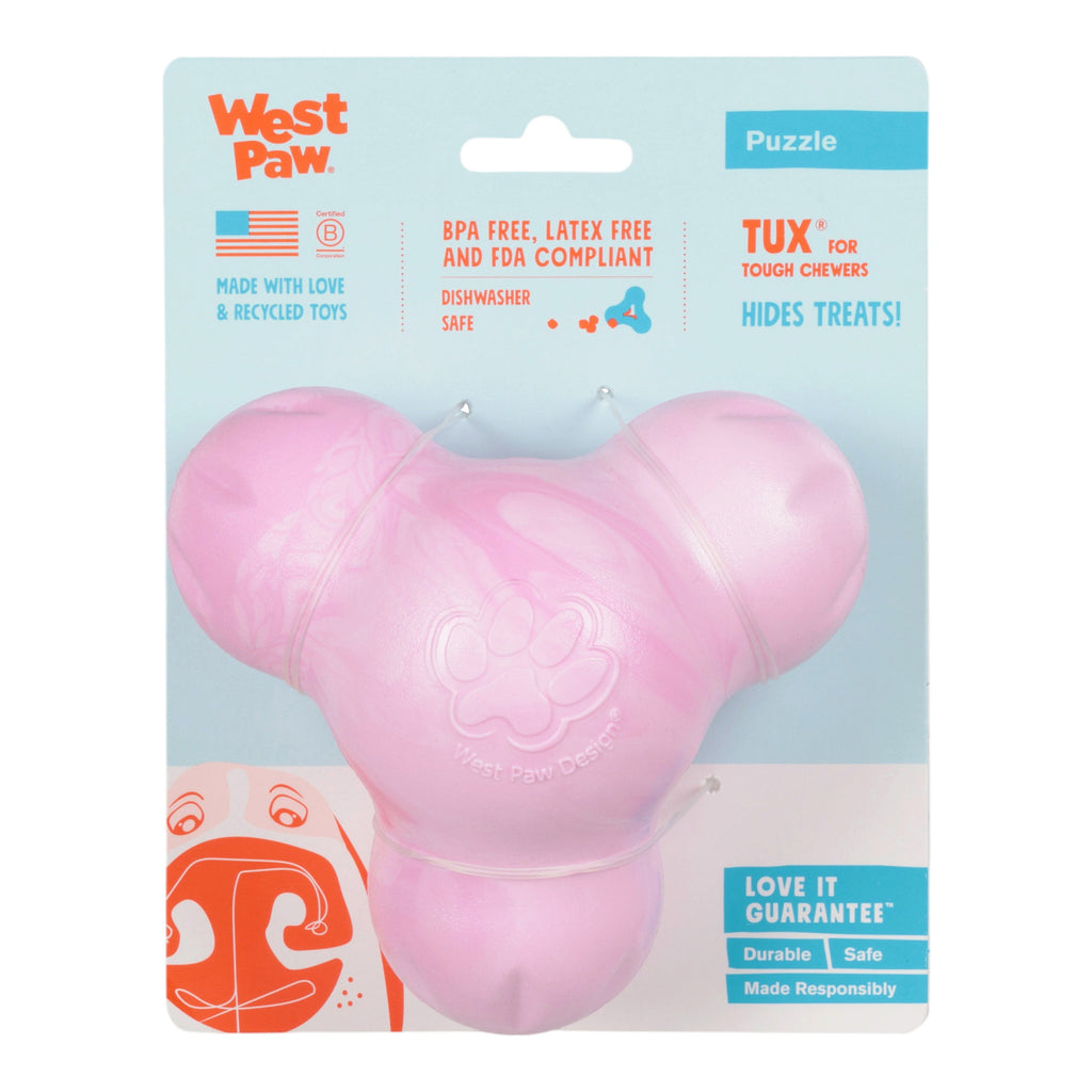 Tux Dog Chew Toy - Bubblegum Swirl