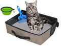 Portable Leak-Proof Cat Litter Box