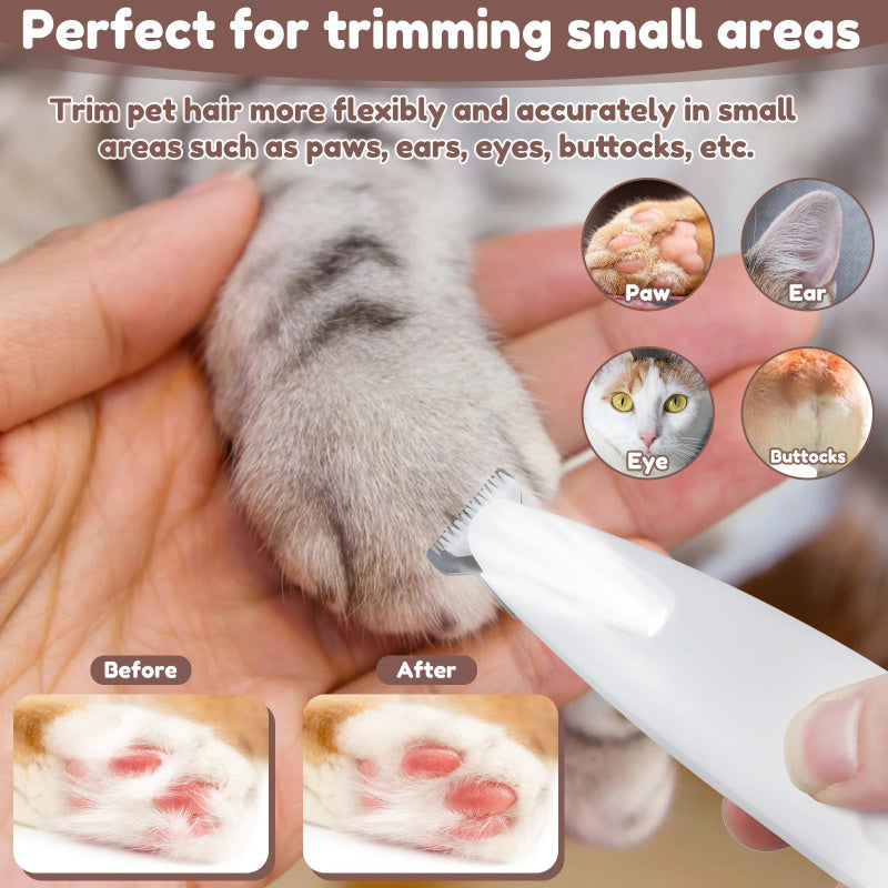 LED Waterproof Paw Trimmer with Display