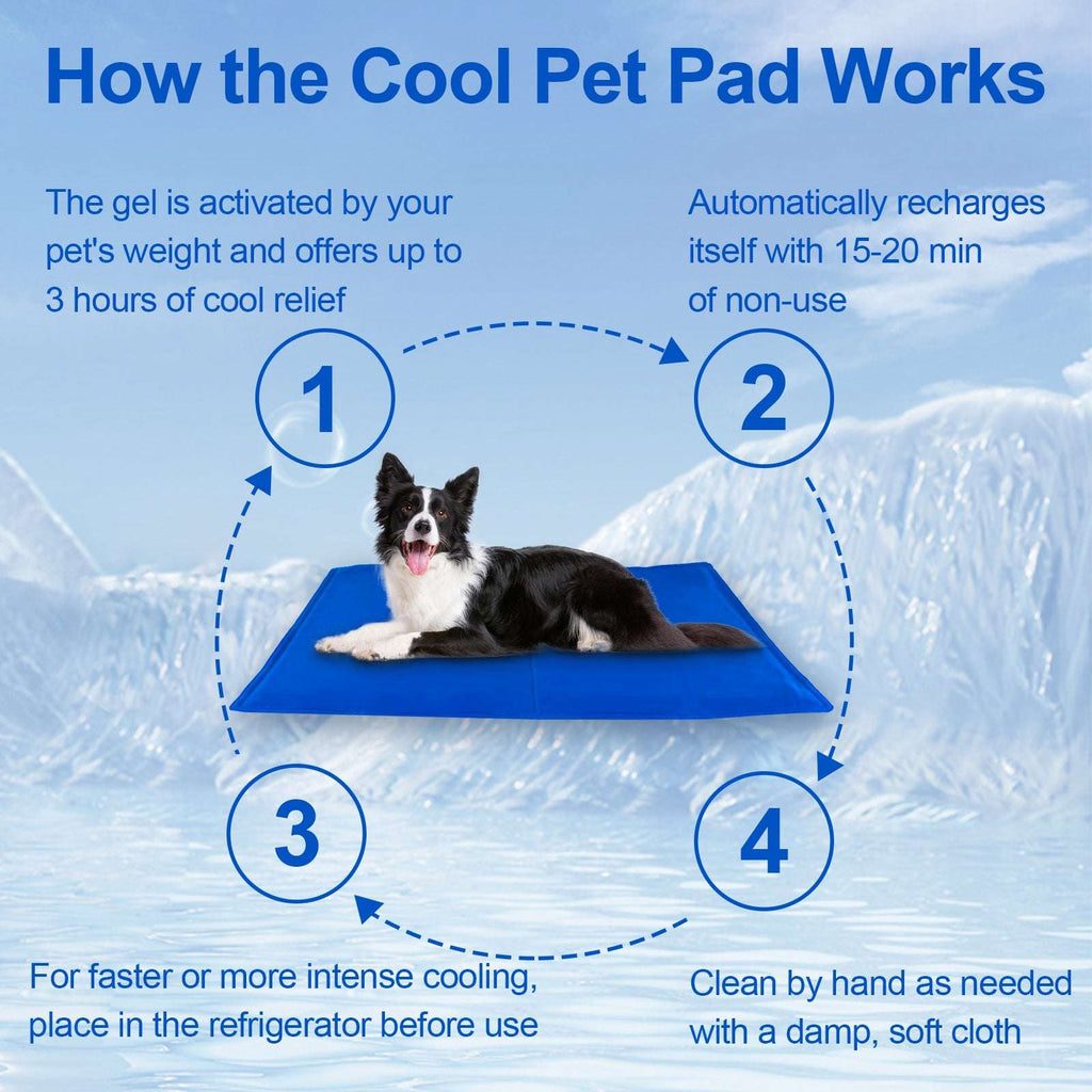 Pressure-Activated Cooling Mat for Pets
