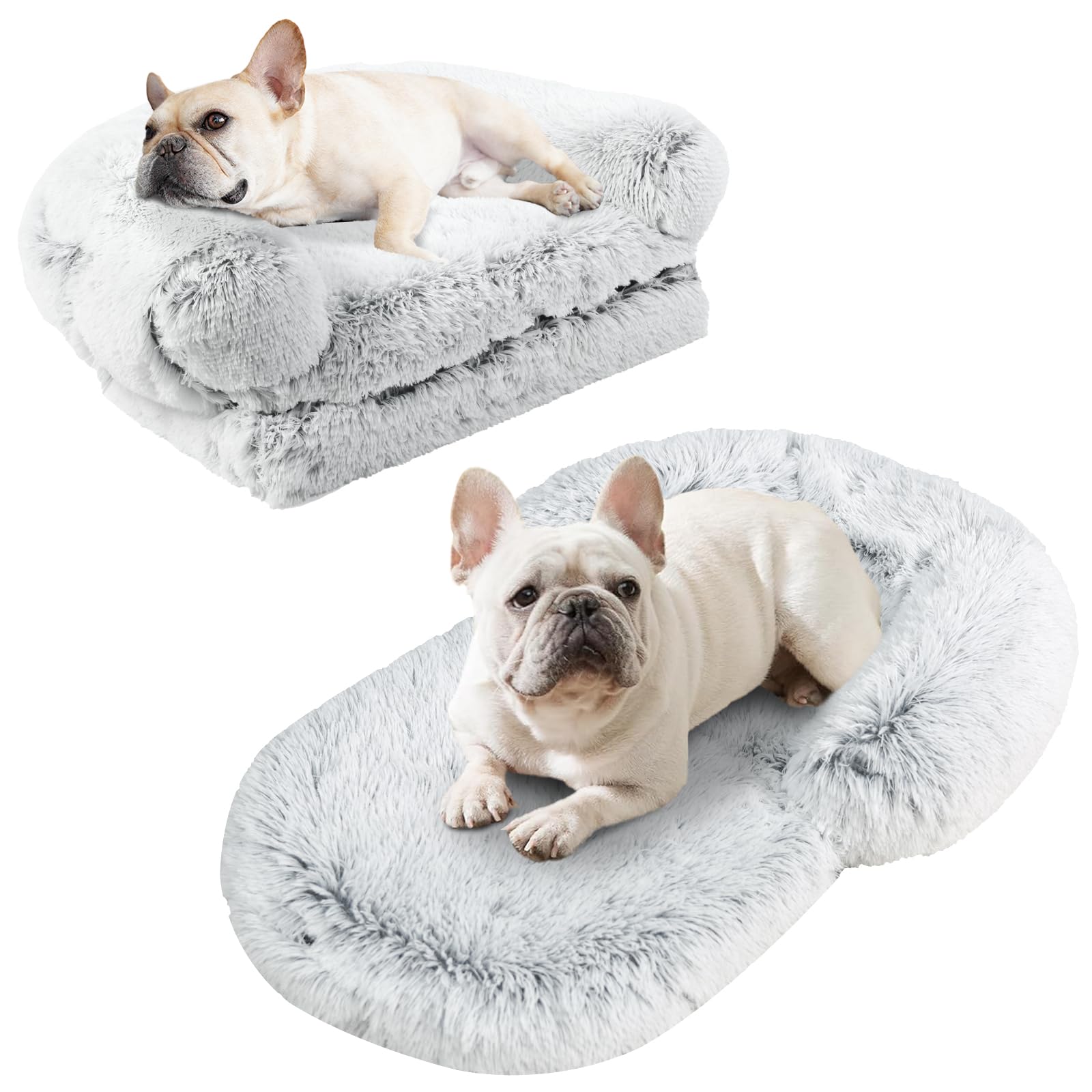 YAEM Human-Sized Dog Bed - Grey