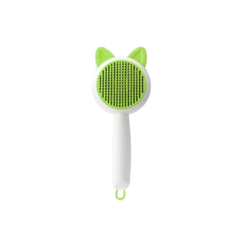 Self-Cleaning Dematting Comb for Cats