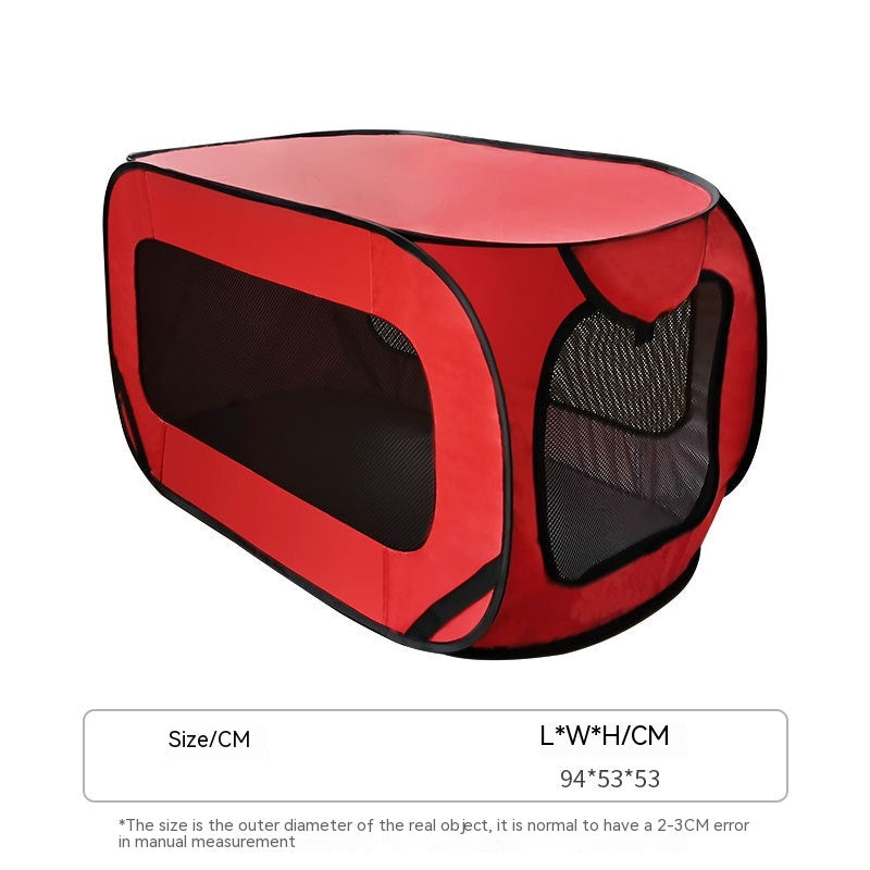 Portable Pet Car Cage - Small & Medium Dogs