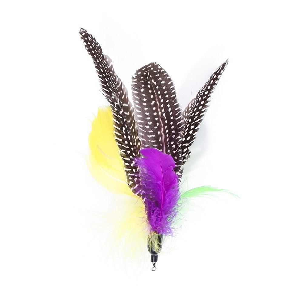 Retractable Feather Wand & Teaser Refill Set