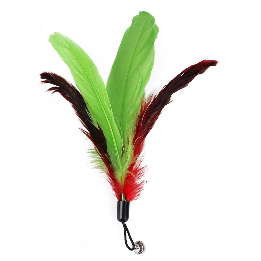 Retractable Feather Wand & Teaser Refill Set