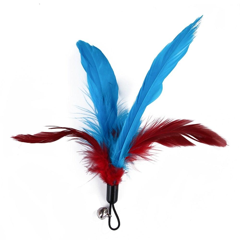 Retractable Feather Wand & Teaser Refill Set