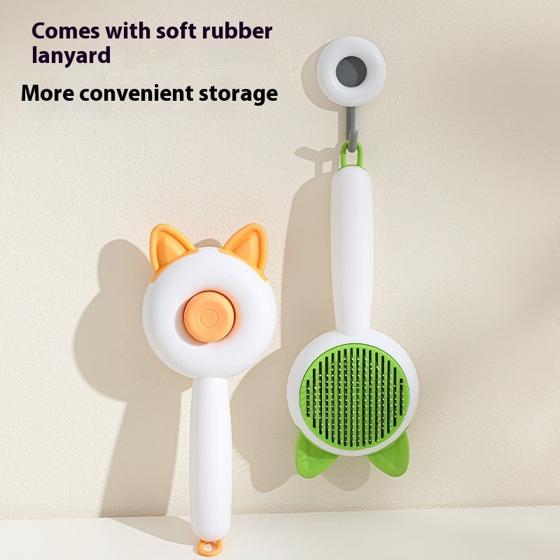 Self-Cleaning Dematting Comb for Cats