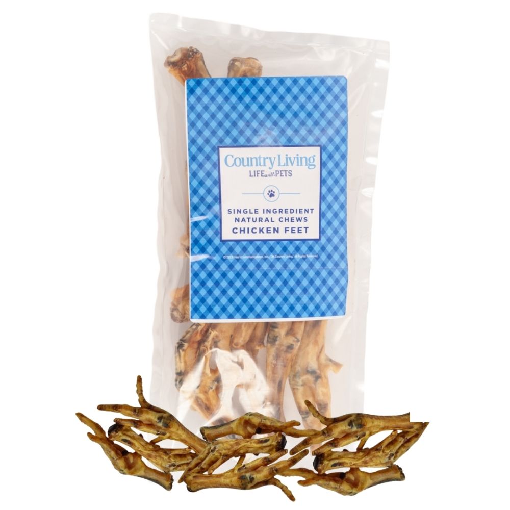 Country Living Chicken Feet Dog Treats 20-Count