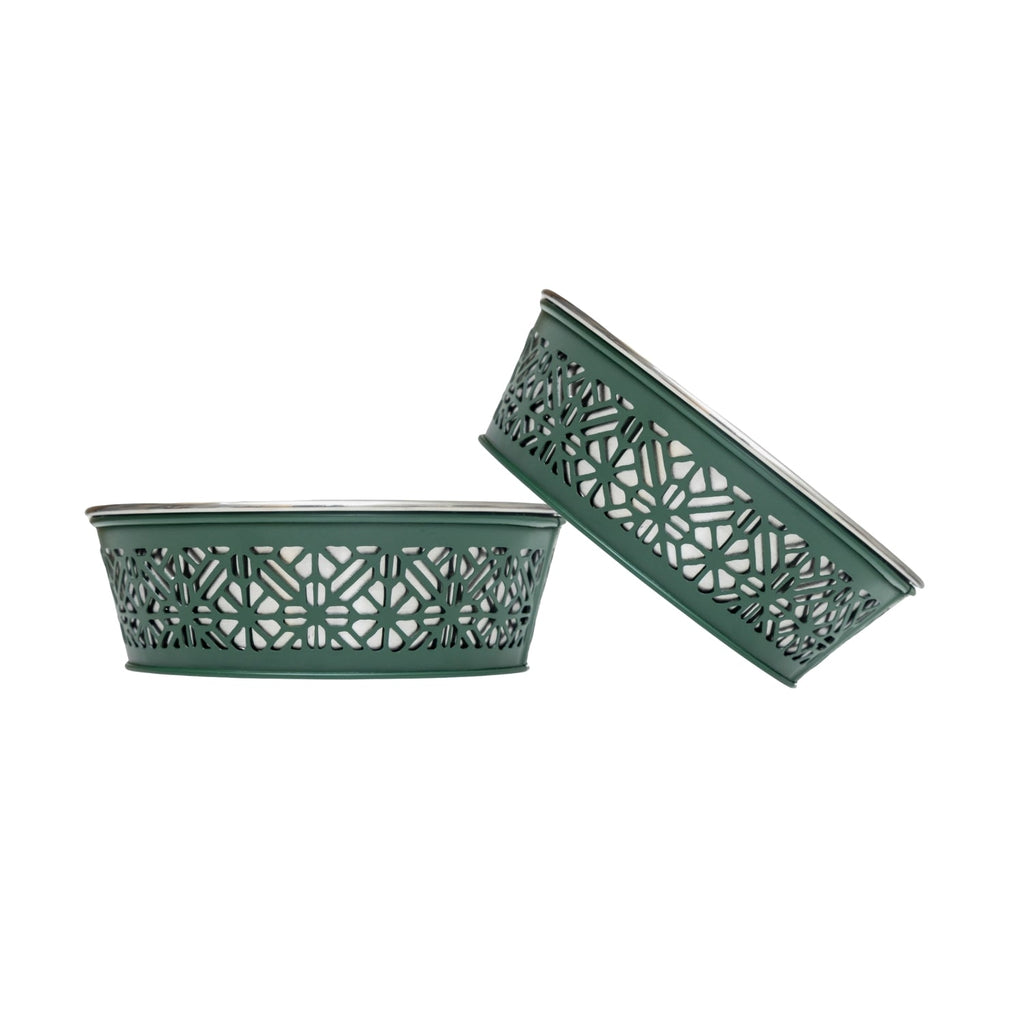 Country Living Farmhouse Dog Bowls Set of 2