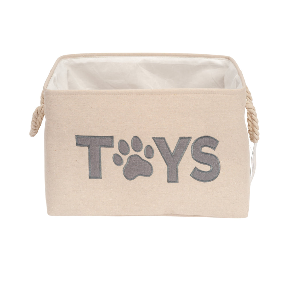 Country Living Foldable Dog Toy Storage Bin