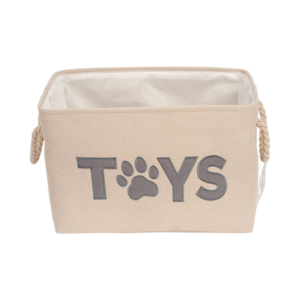 Country Living Foldable Dog Toy Storage Bin