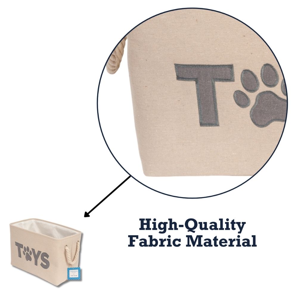 Country Living Foldable Dog Toy Storage Bin