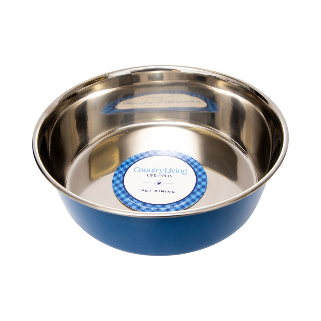 Country Living Stainless Steel Dog Bowls Set of 2