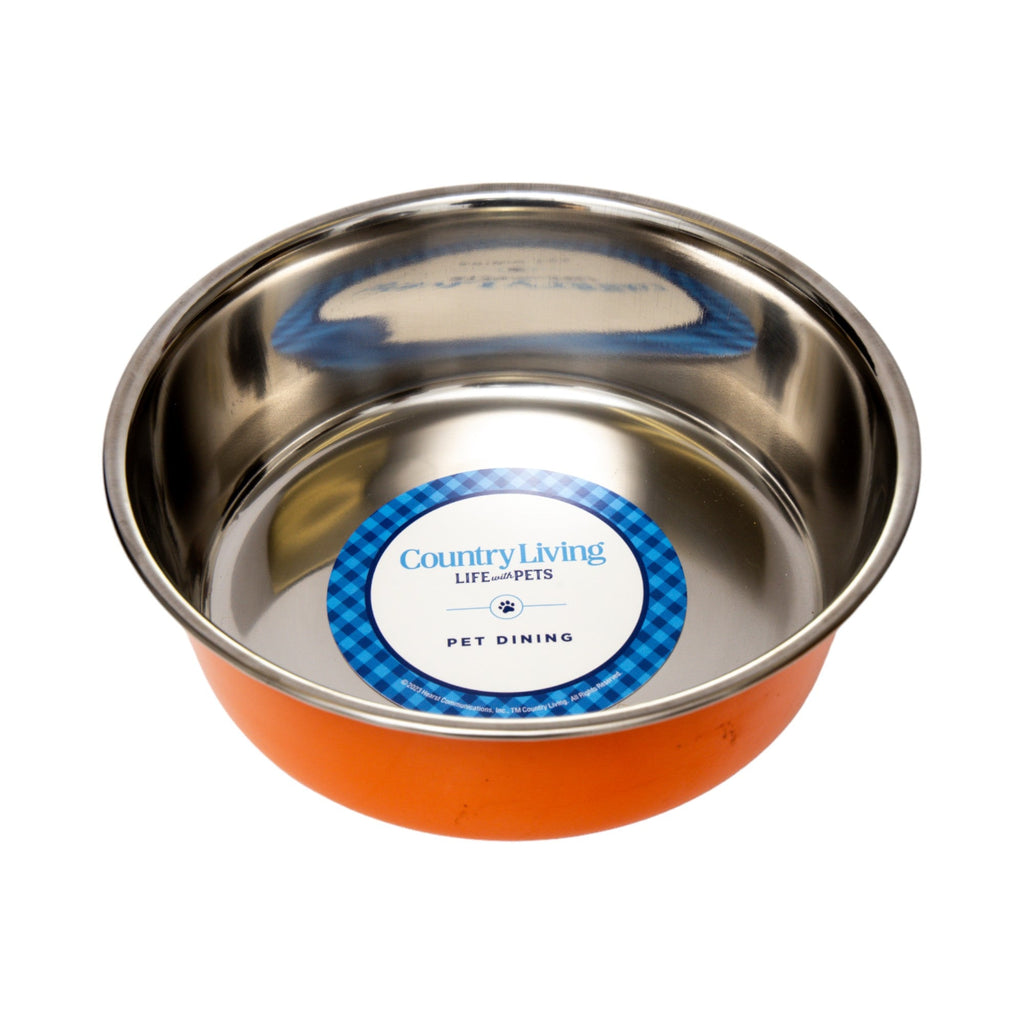 Country Living Stainless Steel Dog Bowls Set of 2