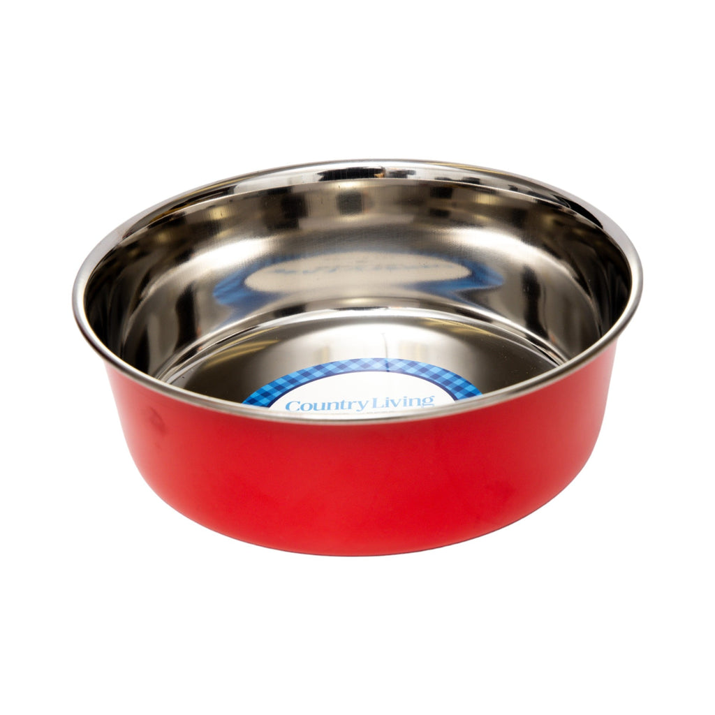 Country Living Stainless Steel Dog Bowls Set of 2
