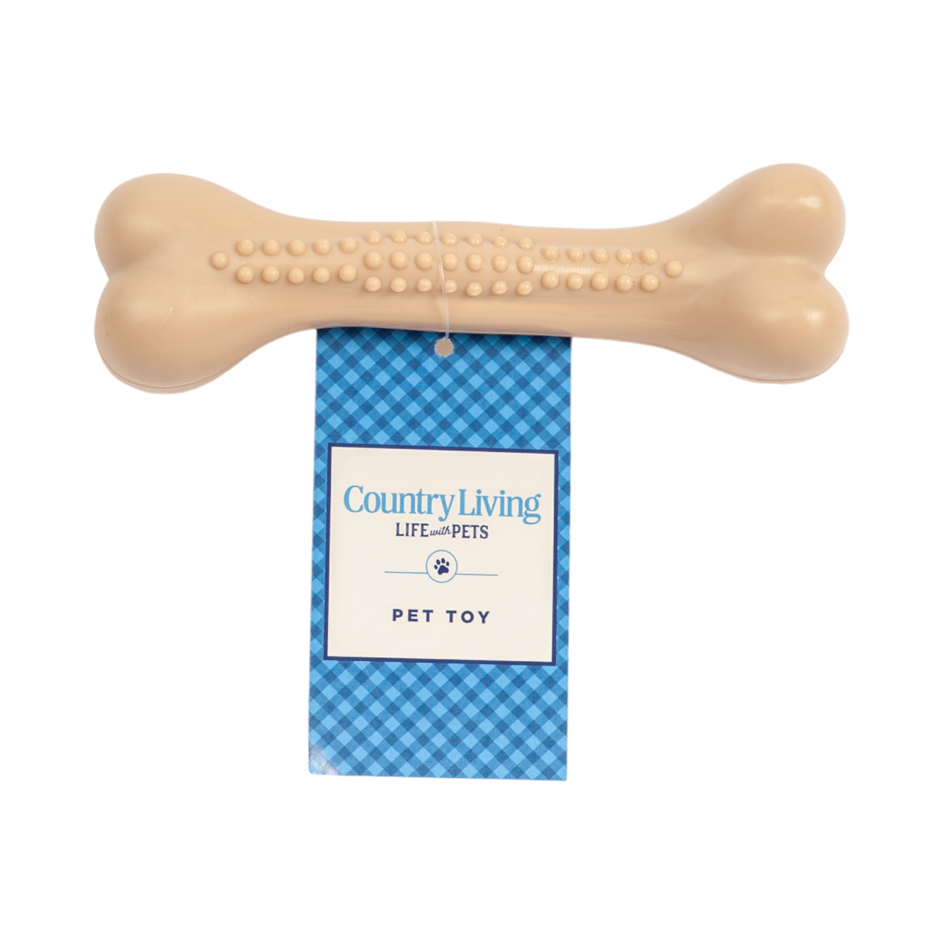 Country Living Nylon Chew Bone Dog Toy – Chicken Flavor