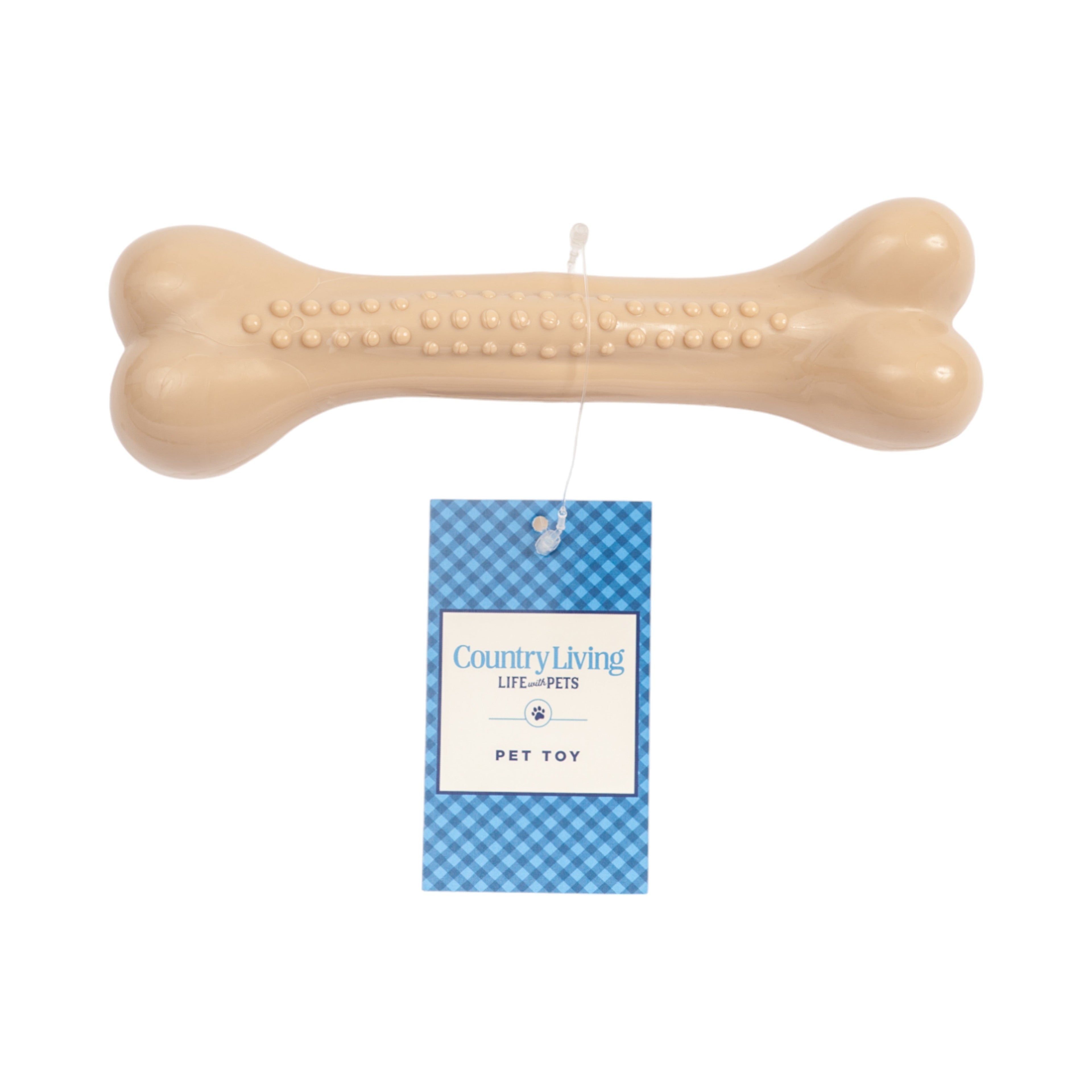 Country Living Nylon Chew Bone Dog Toy – Chicken Flavor