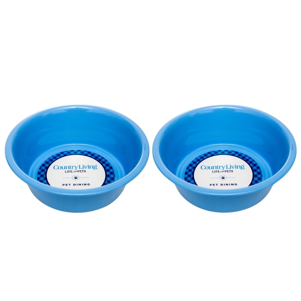 Country Living Coated Dog Bowls – Medium/Large