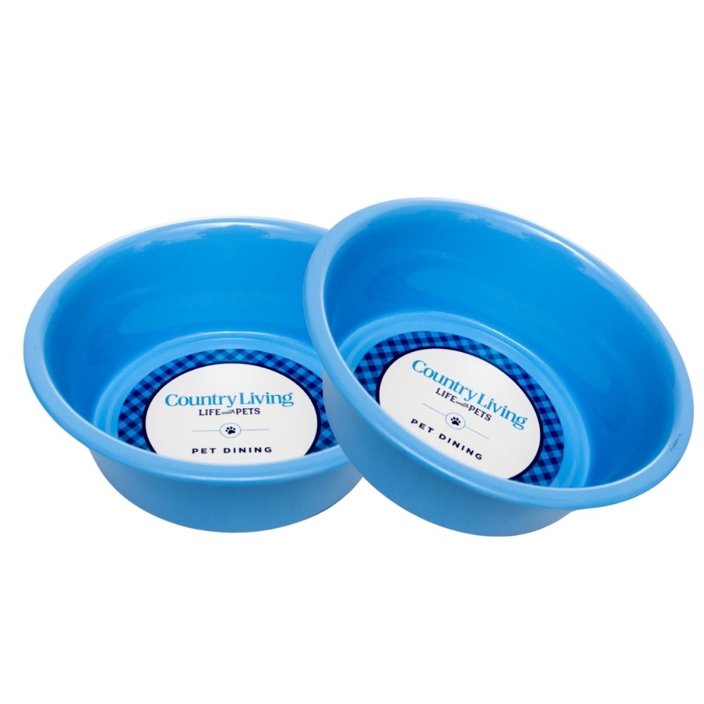 Country Living Coated Dog Bowls – Medium/Large
