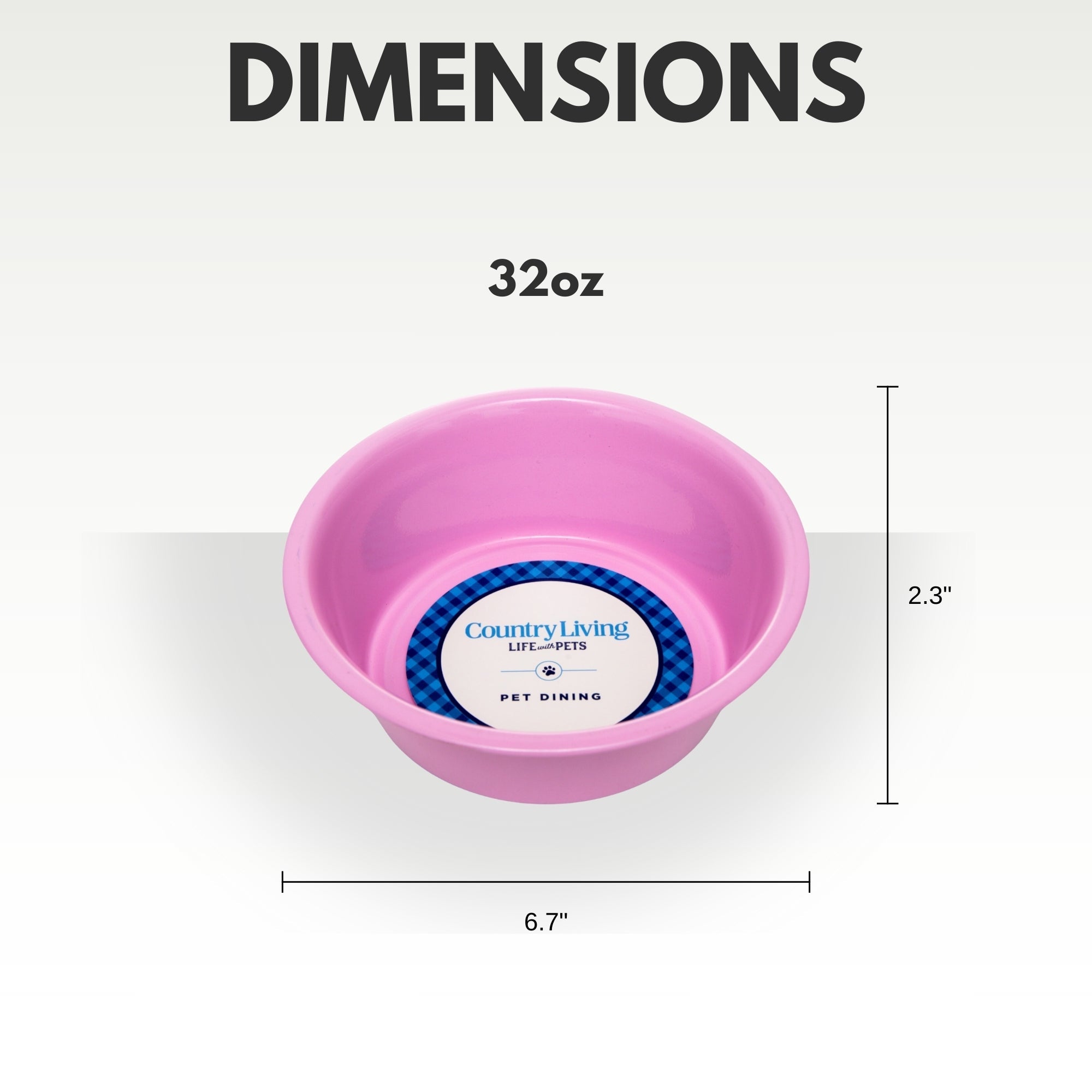 Country Living Coated Dog Bowls – Medium/Large