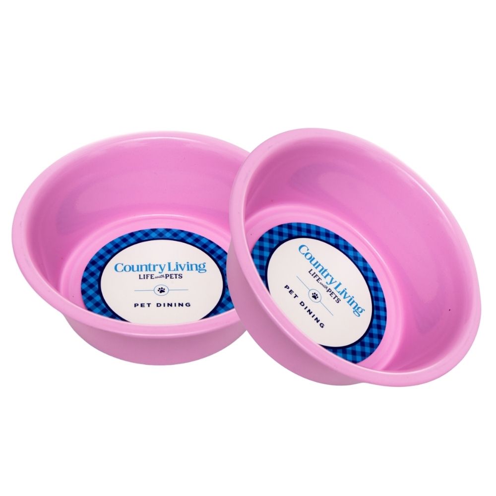 Country Living Coated Dog Bowls – Medium/Large