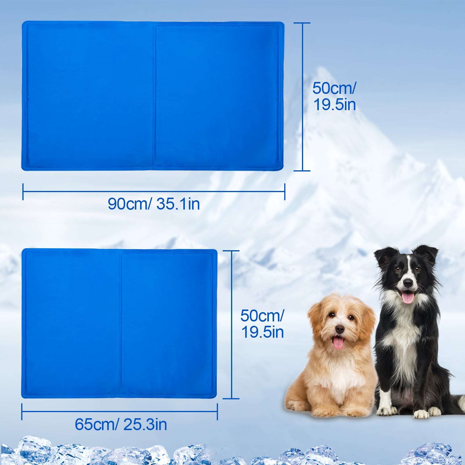 Pressure-Activated Cooling Mat for Pets
