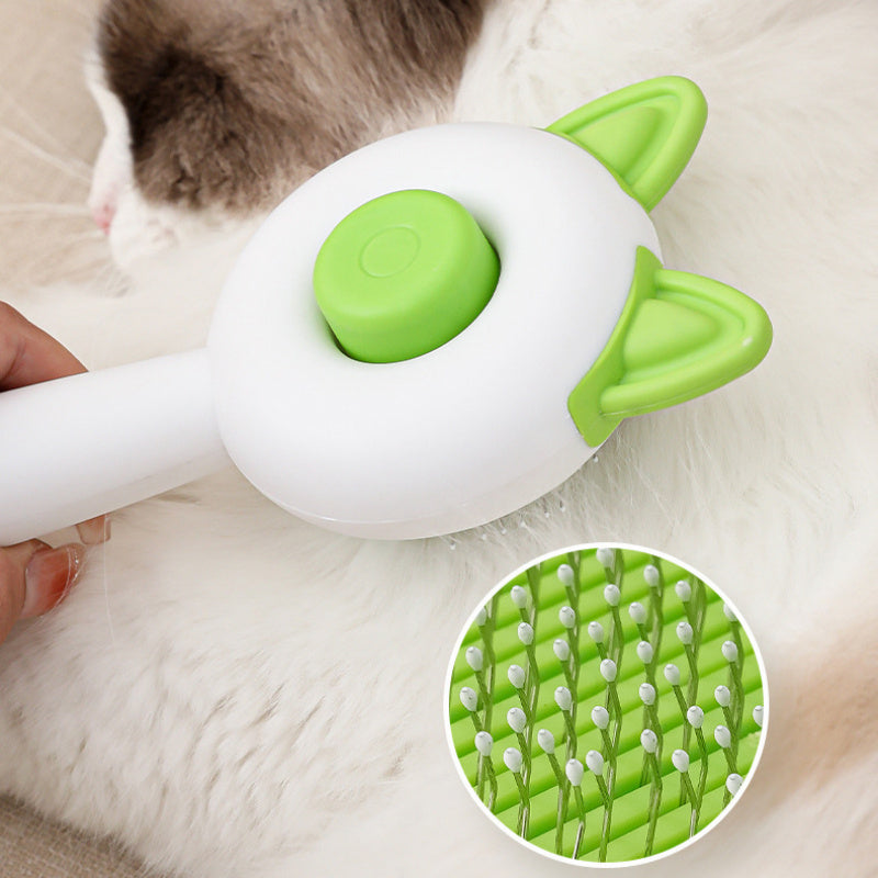 Self-Cleaning Dematting Comb for Cats