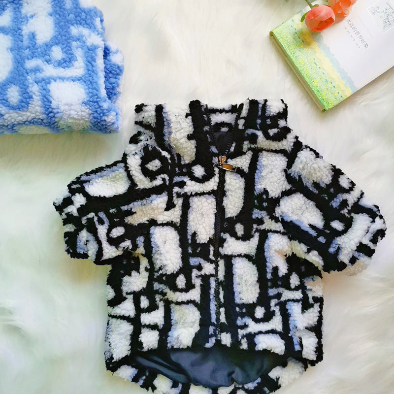 Warm Fleece Dog Jacket – Winter Pet Coat
