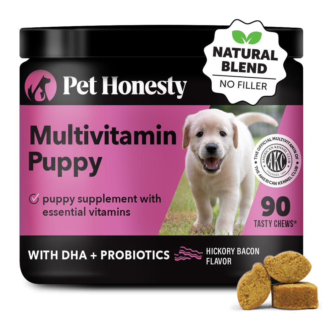 Puppy Health Essentials Chewable Treats - Cognitive & Immune Support Supplements