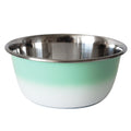Deep Stainless Steel Dog Bowl – Mint Green