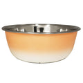Deep Stainless Steel Dog Bowl – Peach Coral