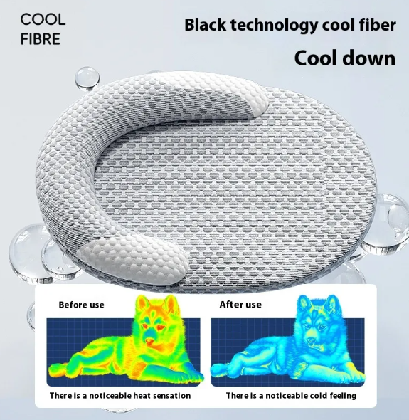 Easy-Clean Cooling Pet Mat