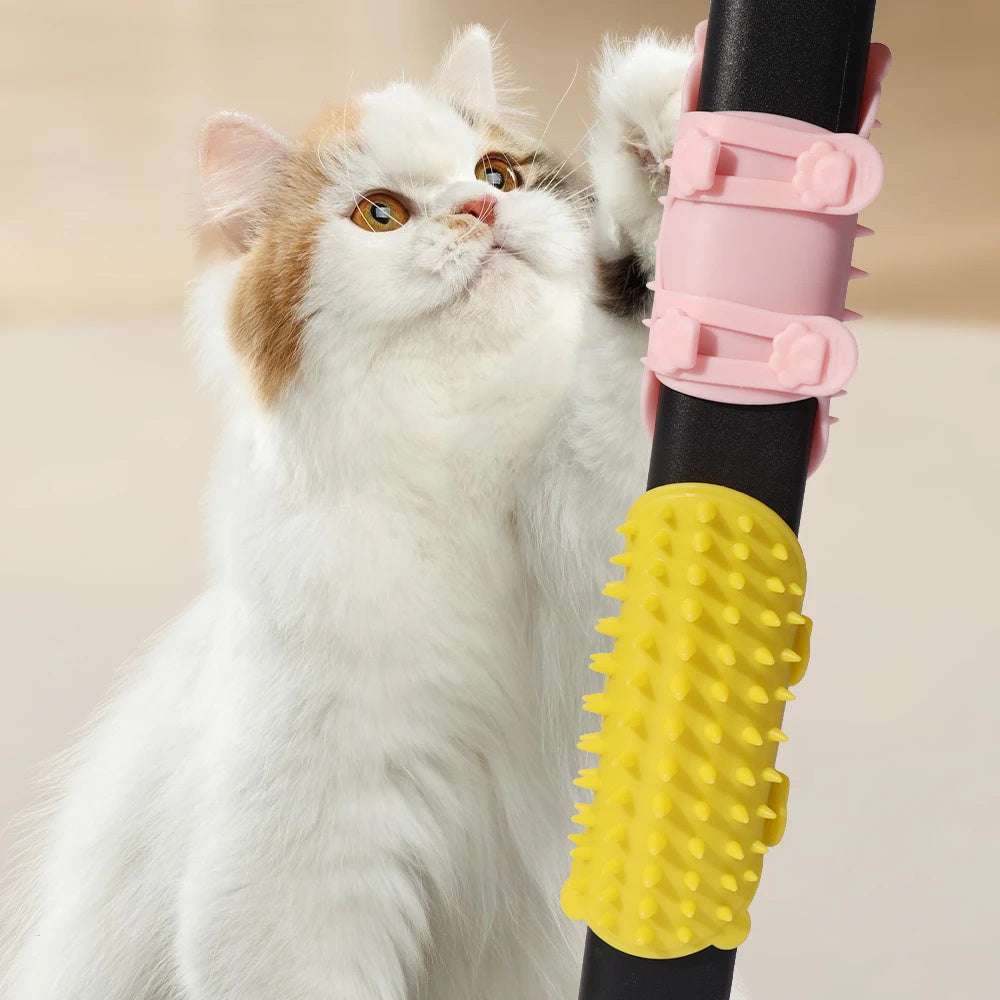 Corner Wall Cat Grooming & Massage Brush