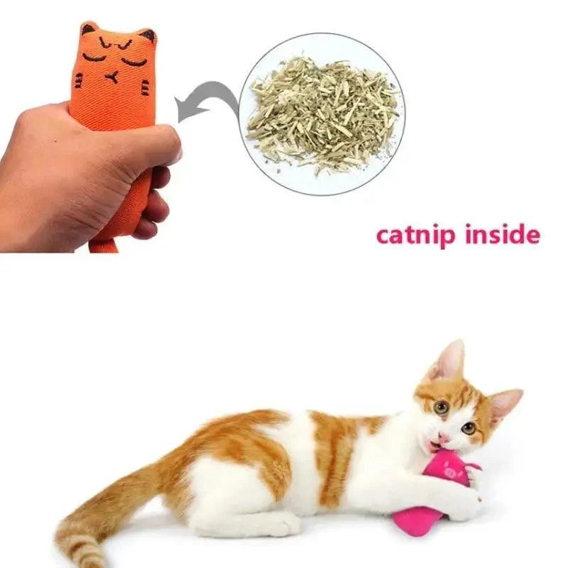 Colorful Catnip Chew Toy for Cats