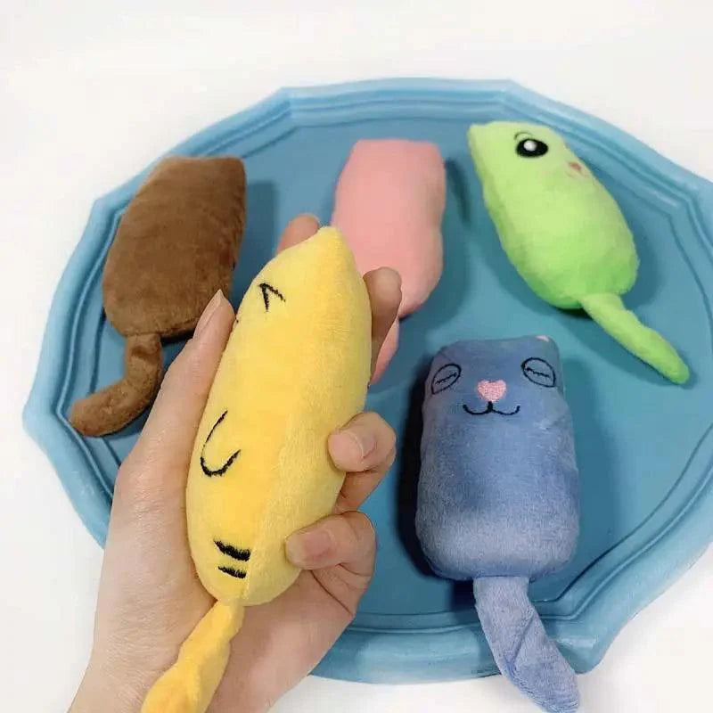 Colorful Catnip Chew Toy for Cats