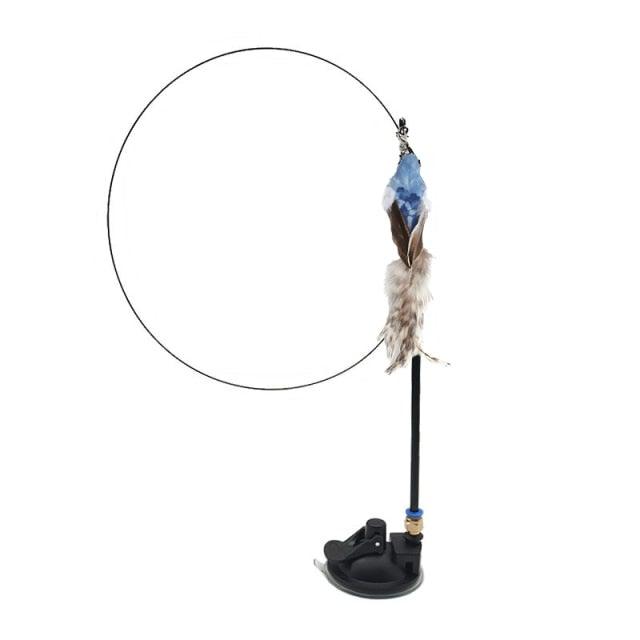 Feather Bird Bell Wand & Kicker Cat Toy
