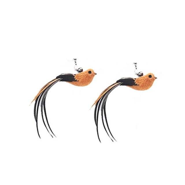 Feather Bird Bell Wand & Kicker Cat Toy