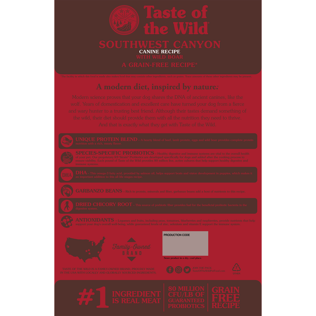 Taste of the Wild Boar Dog Food
