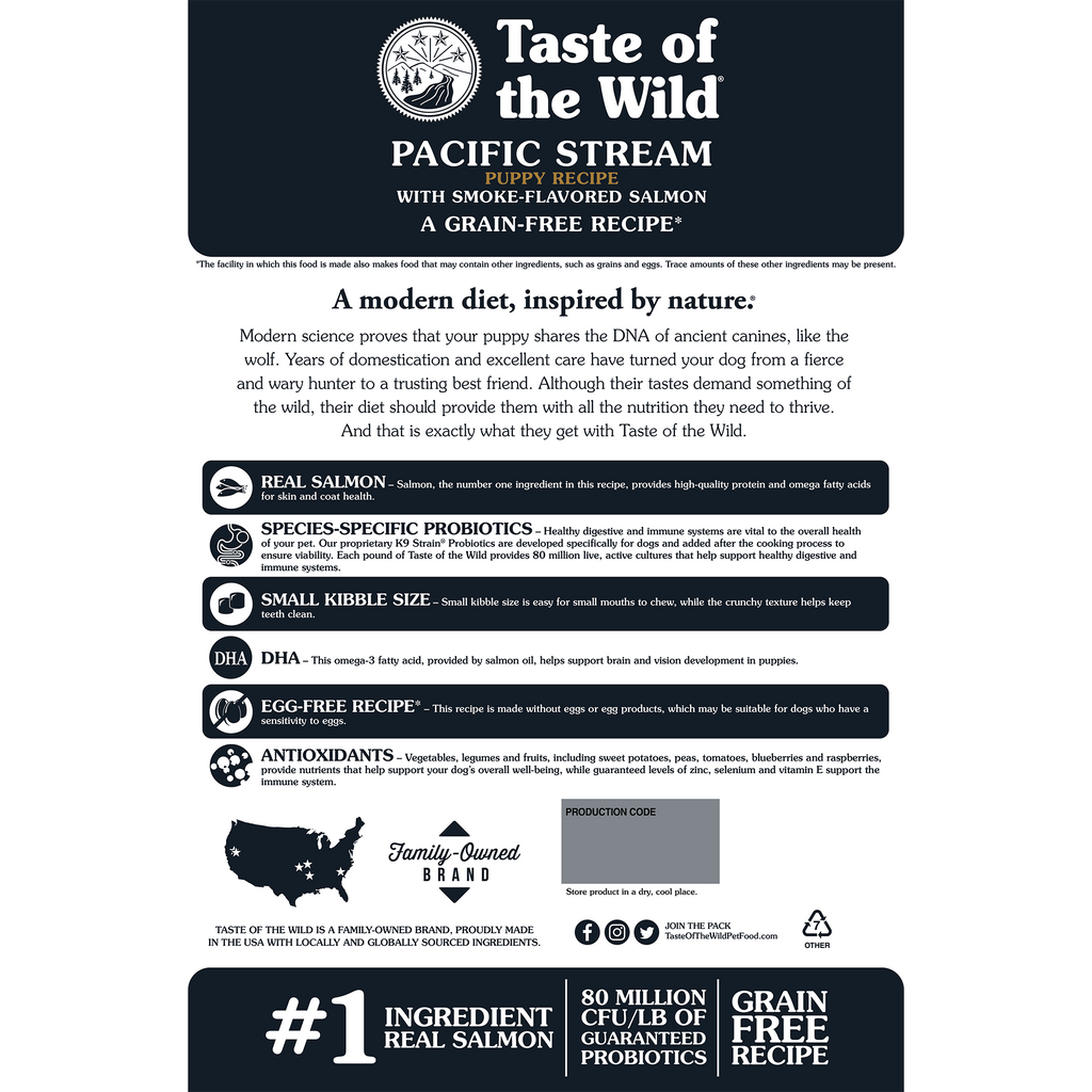 Taste of the Wild Puppy Salmon Dog Food