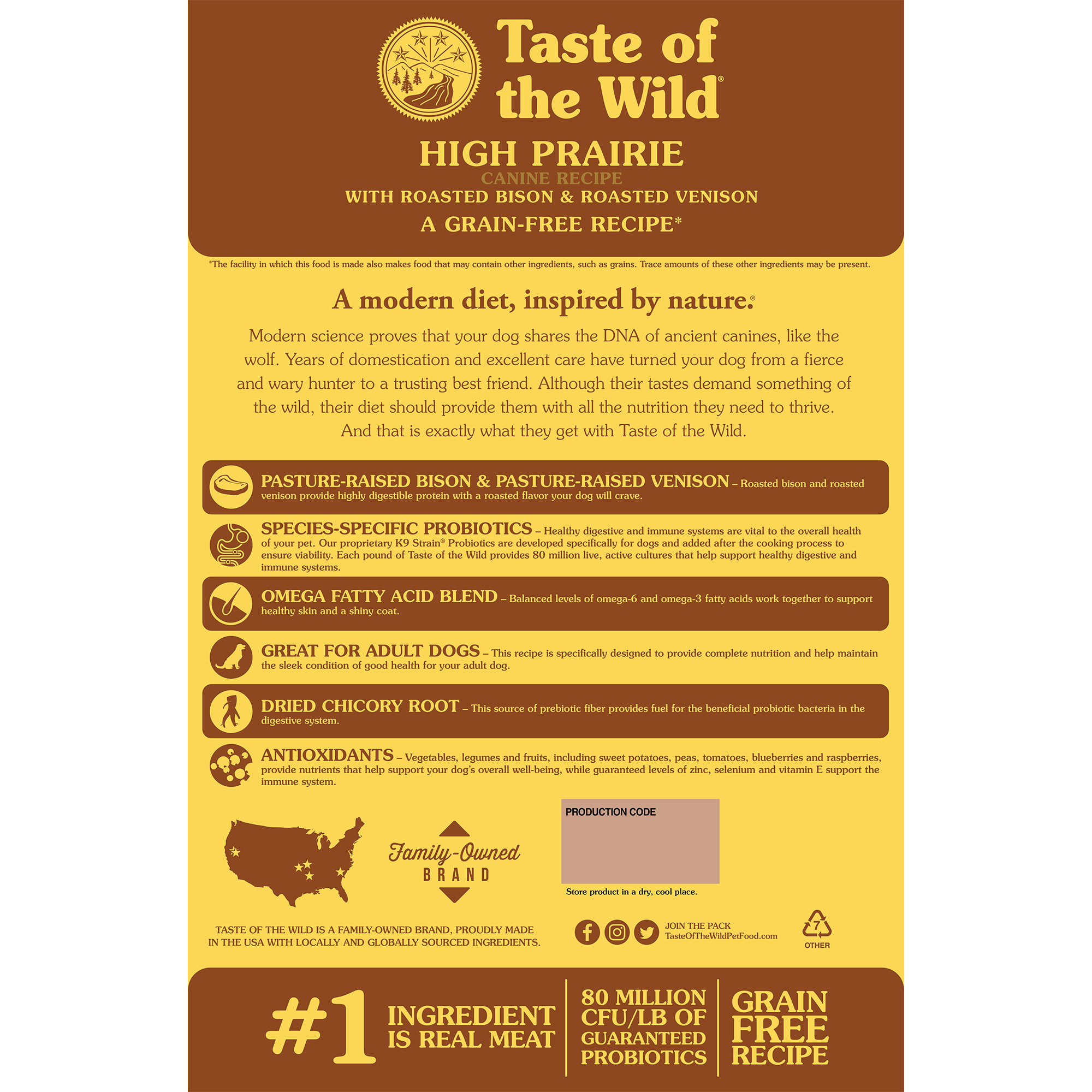 Taste of the Wild Bison & Venison Dog Food