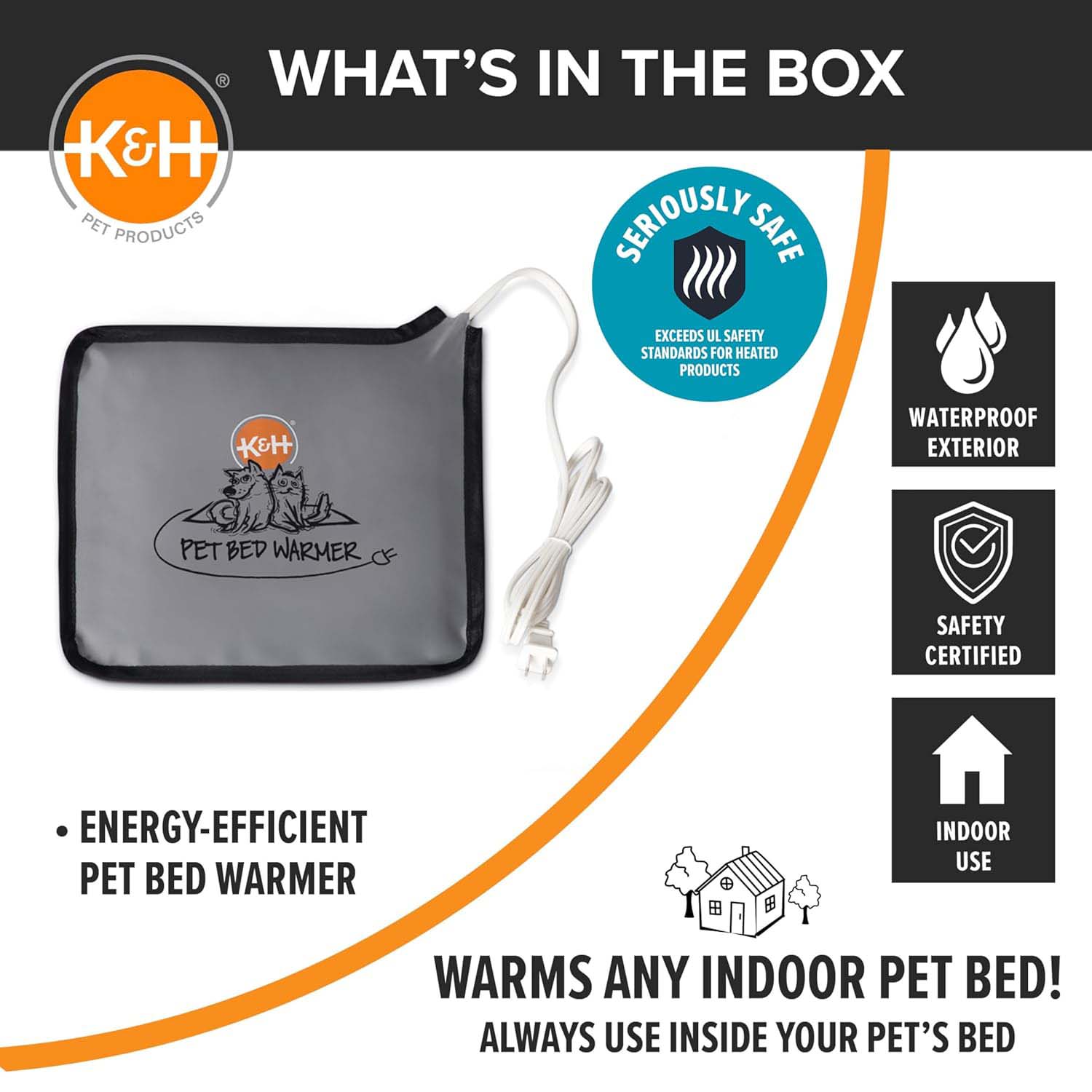 K&H Indoor Heated Pet Bed Warmer