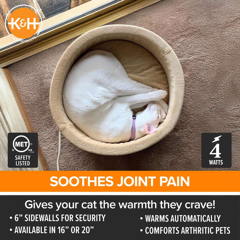 K&H Thermo-Kitty Heated Indoor Cat Bed
