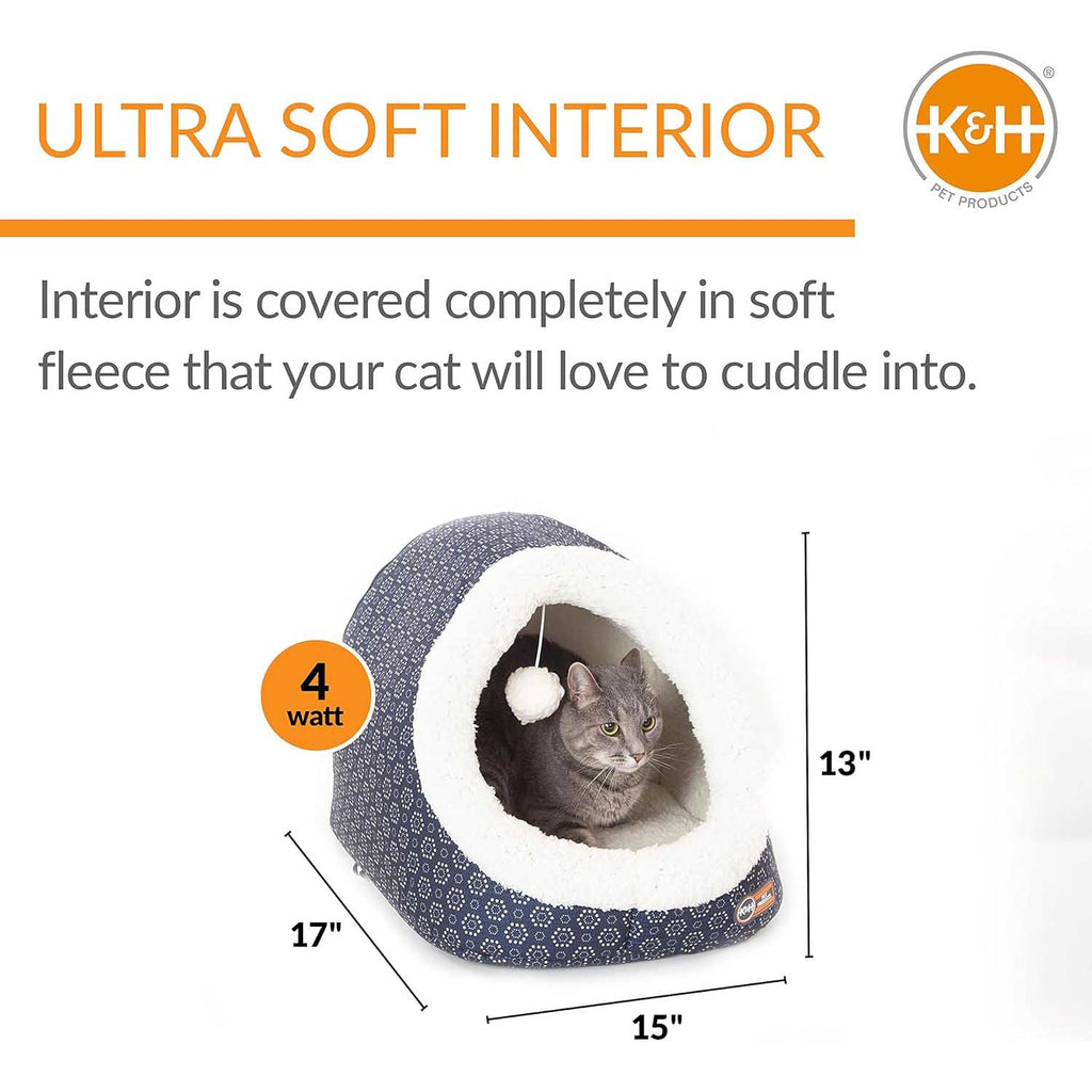 K&H Thermo-Pet Cave Heated Cat Bed