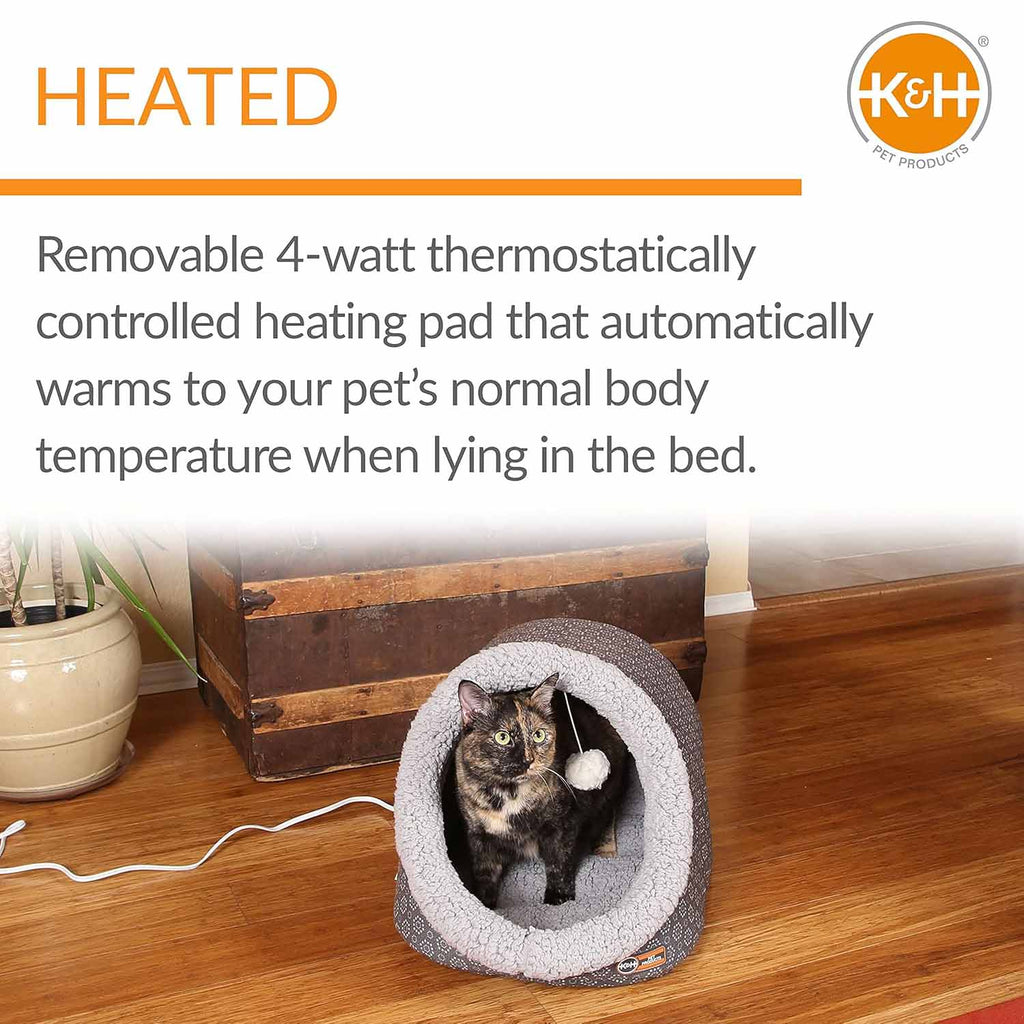 K&H Thermo-Pet Cave Heated Cat Bed