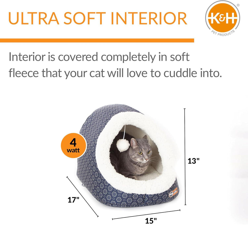 K&H Thermo-Pet Cave Heated Cat Bed