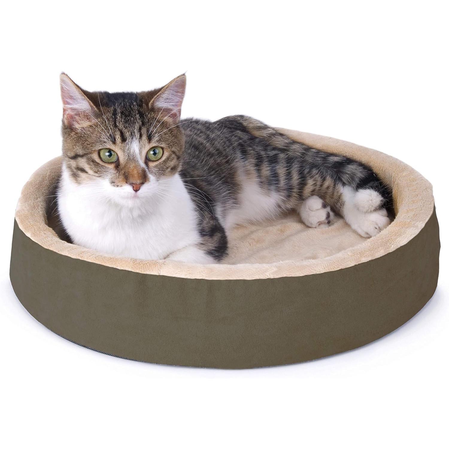K&H Thermo-Kitty Cuddle Up Heated Cat Bed